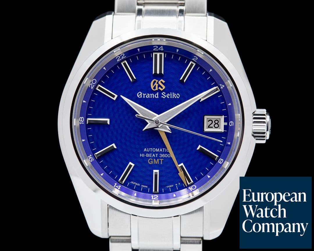 Image of Grand Seiko Grand Seiko Hi-Beat 36000 GMT Blue Peacock dial LIMITED