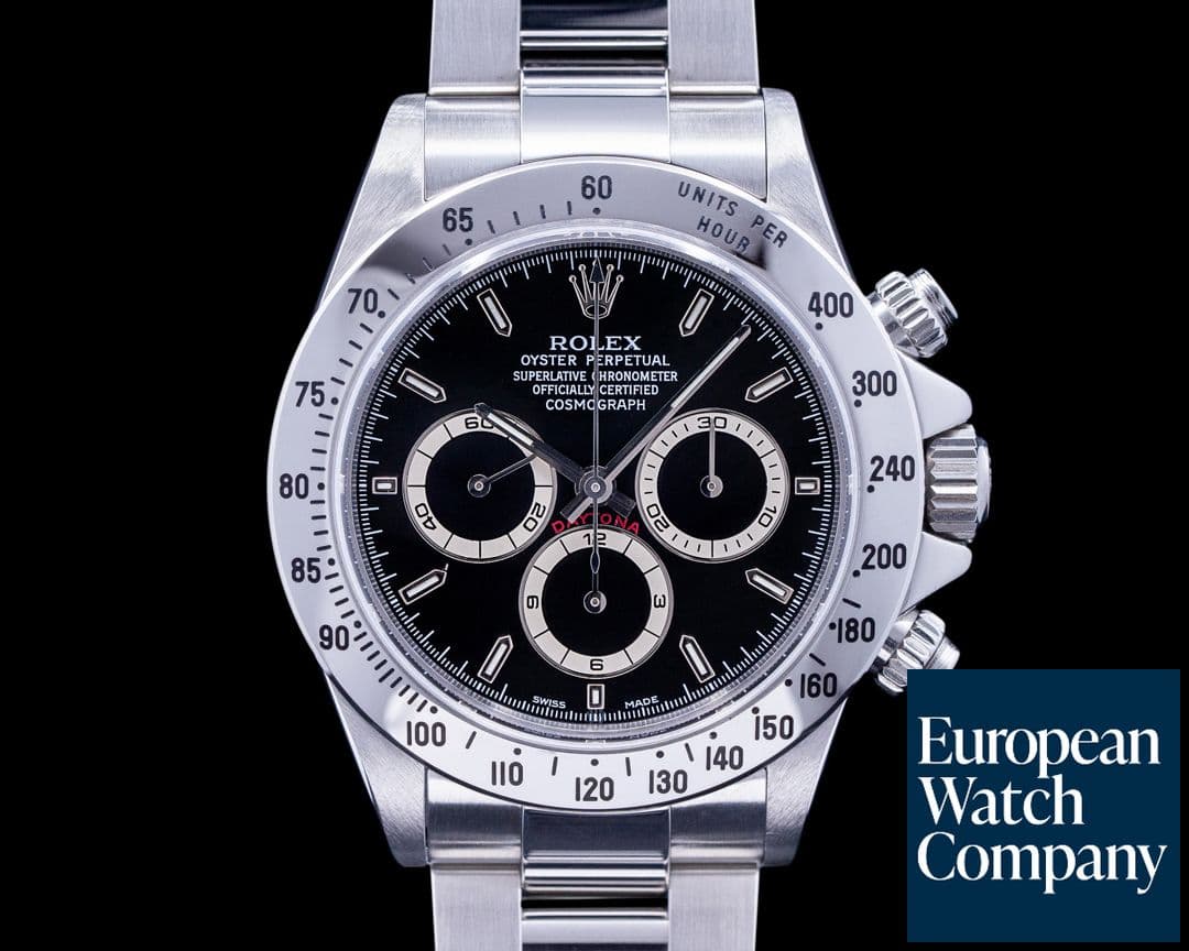 Image of Rolex Daytona Zenith Black Dial SS very sharp