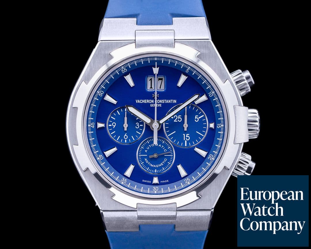 Image of Vacheron Constantin Overseas 49150 Chronograph Blue Dial SS FULL SET 