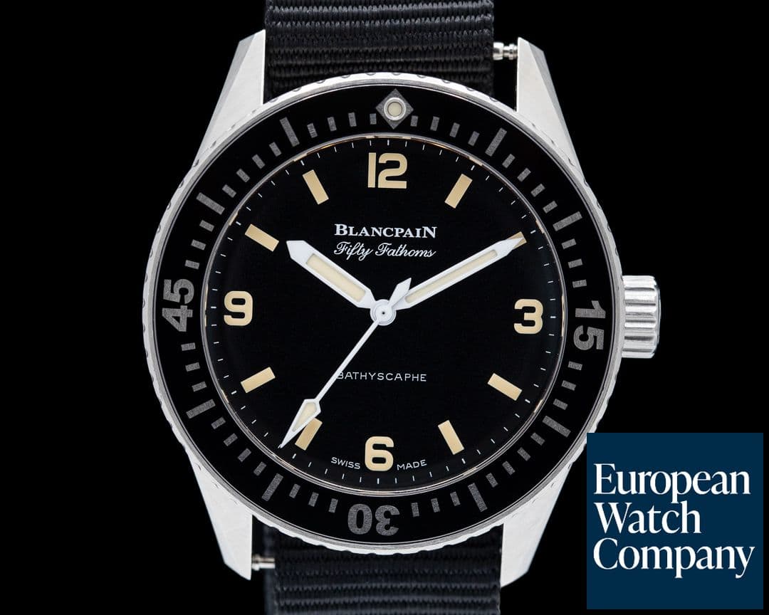 Image of Blancpain Fifty Fathoms 38mm Bathyscaphe for HODINKEE