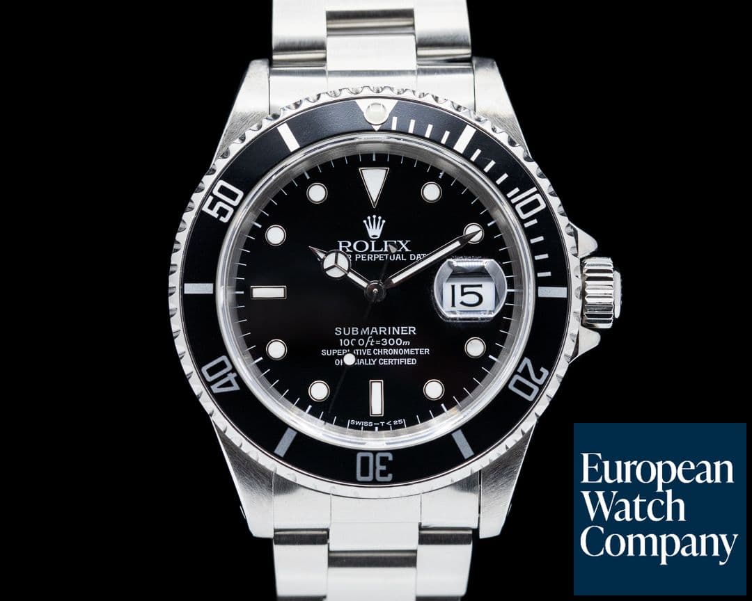 Image of Rolex Submariner SS Black Dial Trituim 