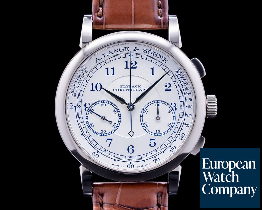 Image of A. Lange and Sohne 1815 Chronograph 414.026 18K White Gold BOUTIQUE 