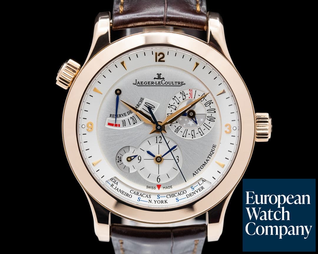 Image of Jaeger LeCoultre Master Geographic 18k Rose Gold