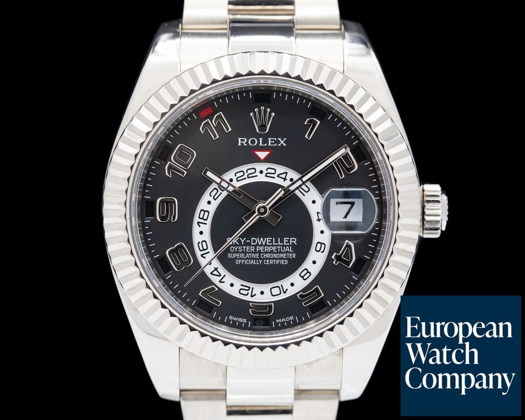 Image of Rolex Sky Dweller 326939 18K White Gold Black Dial / Bracelet