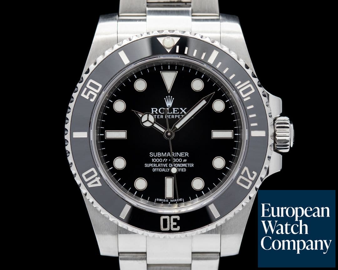 Image of Rolex Submariner 114060 No Date 40mm Ceramic Bezel