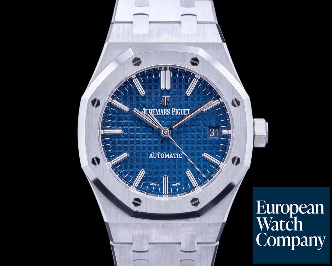Image of Audemars Piguet Royal Oak 15450ST Blue Dial SS 