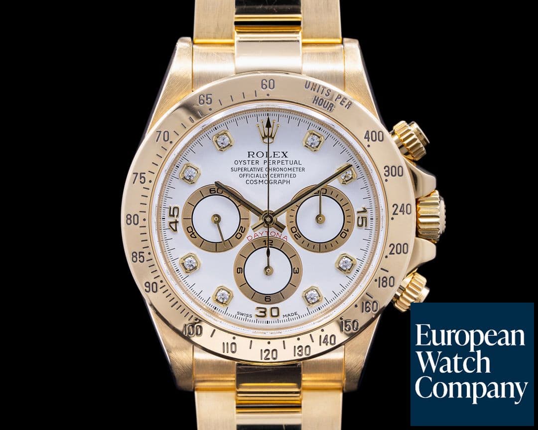 Image of Rolex 1999 Daytona Zenith White Diamond Dial A Series