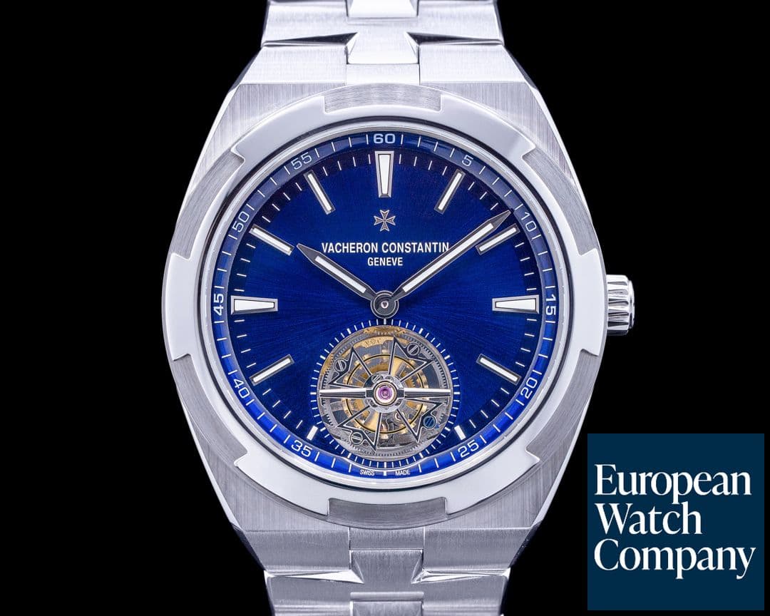 Image of Vacheron Constantin Overseas 6000V/110A Tourbillon SS Blue Dial