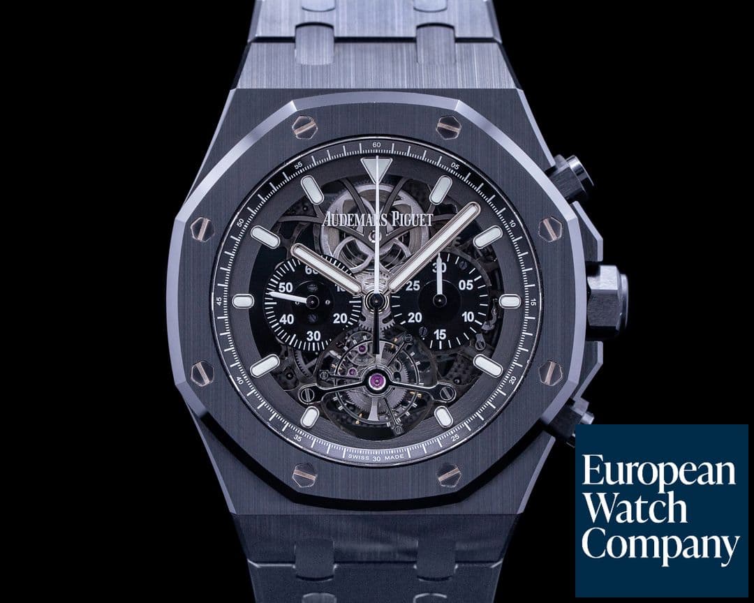 Image of Audemars Piguet Royal Oak Tourbillon Chronograph Openworked LIMITED UNWORN 