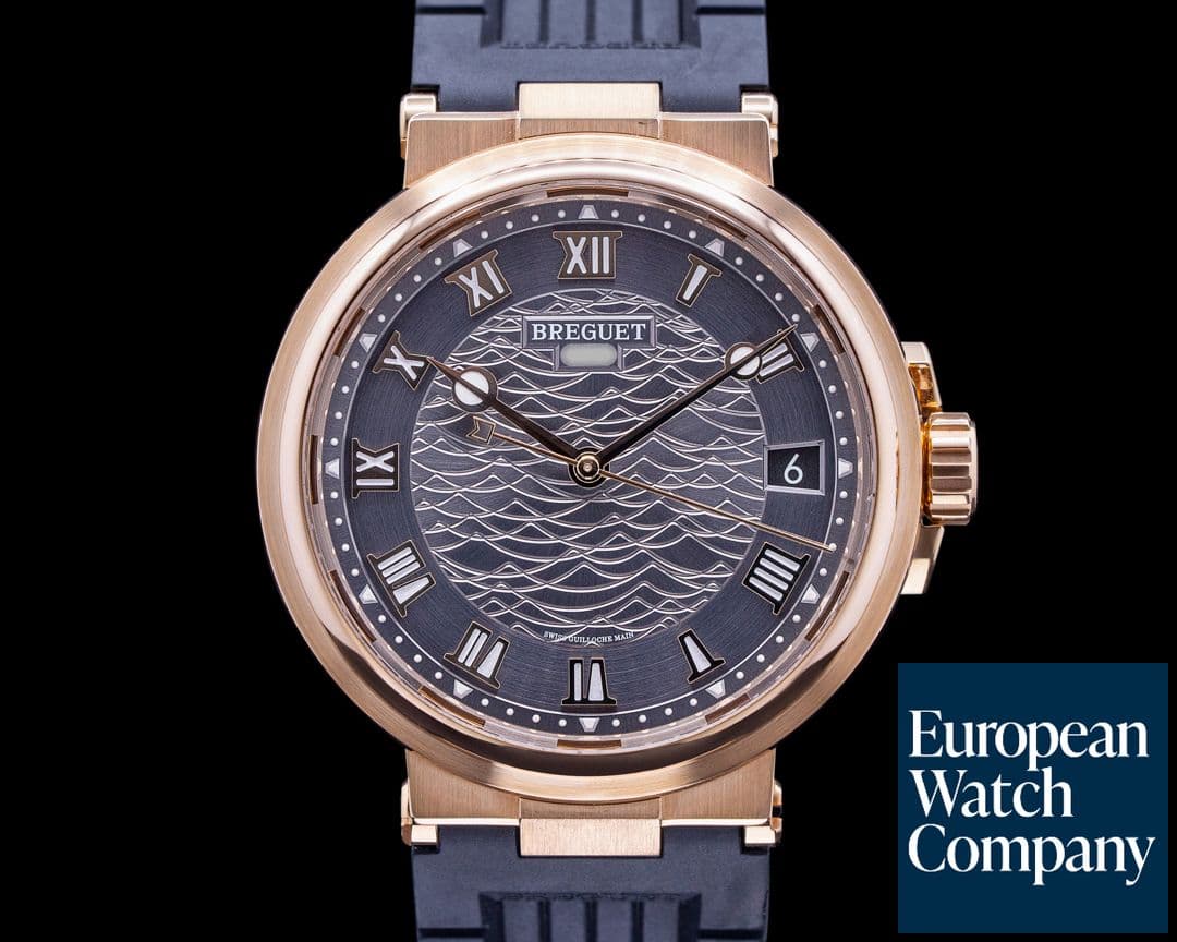Image of Breguet Marine Automatic 5517 Rose Gold / Rubber 40MM 2021
