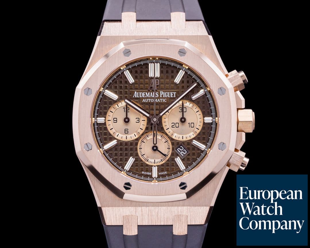 Image of Audemars Piguet Royal Oak 26331OR Chronograph Brown Dial RG 41MM 