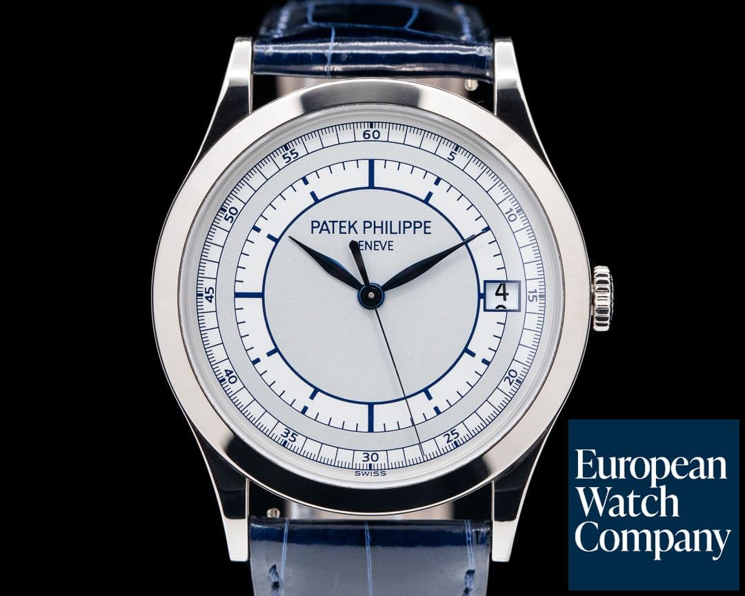 Image of Patek Philippe Calatrava 18K White Gold Sector Dial 