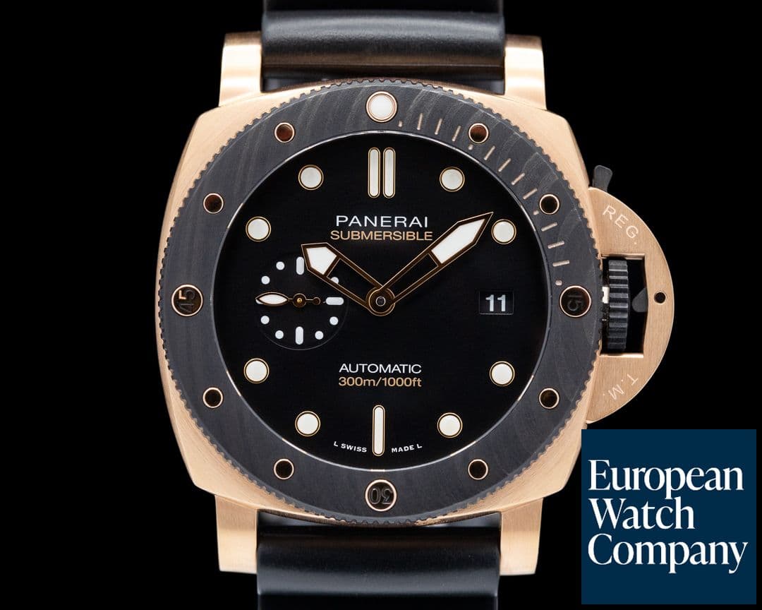Image of Panerai Submersible Goldtech OroCarbo 44mm 2022