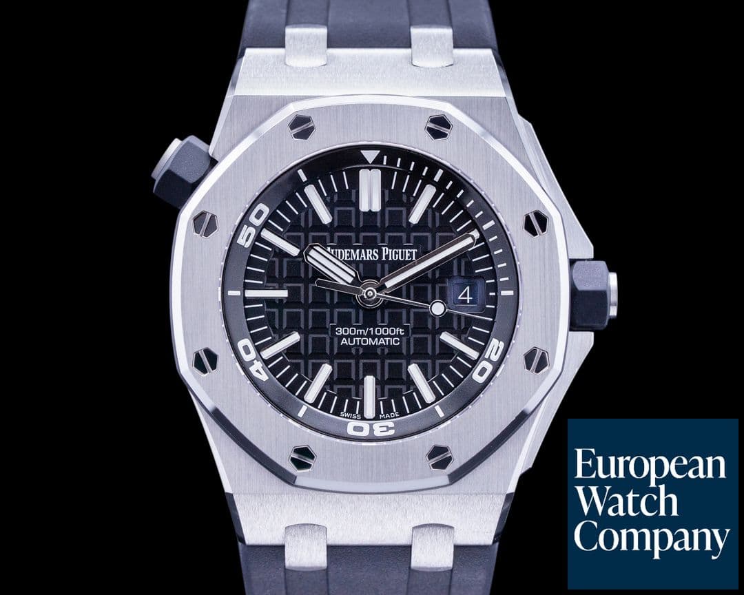 Image of Audemars Piguet Royal Oak 15710ST Offshore Diver Black / Rubber 