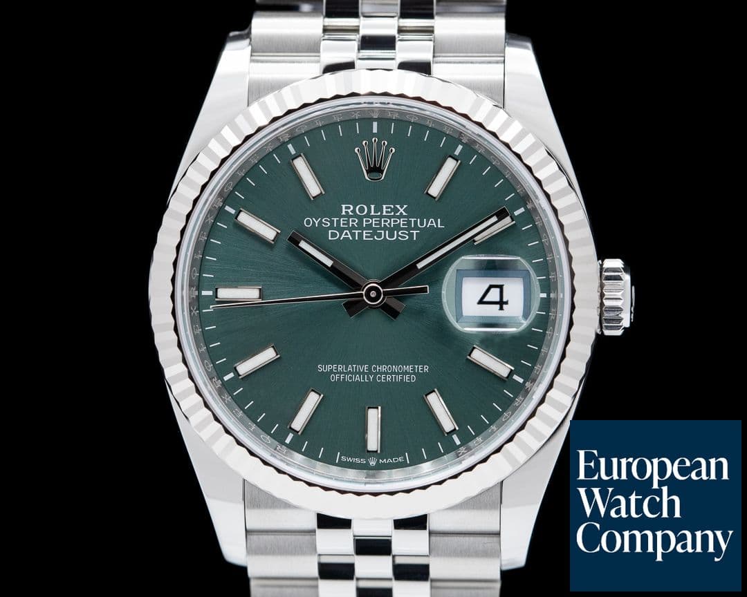 Image of Rolex Datejust "Mint" Stick Dial / Jubilee Bracelet 2022 Unworn