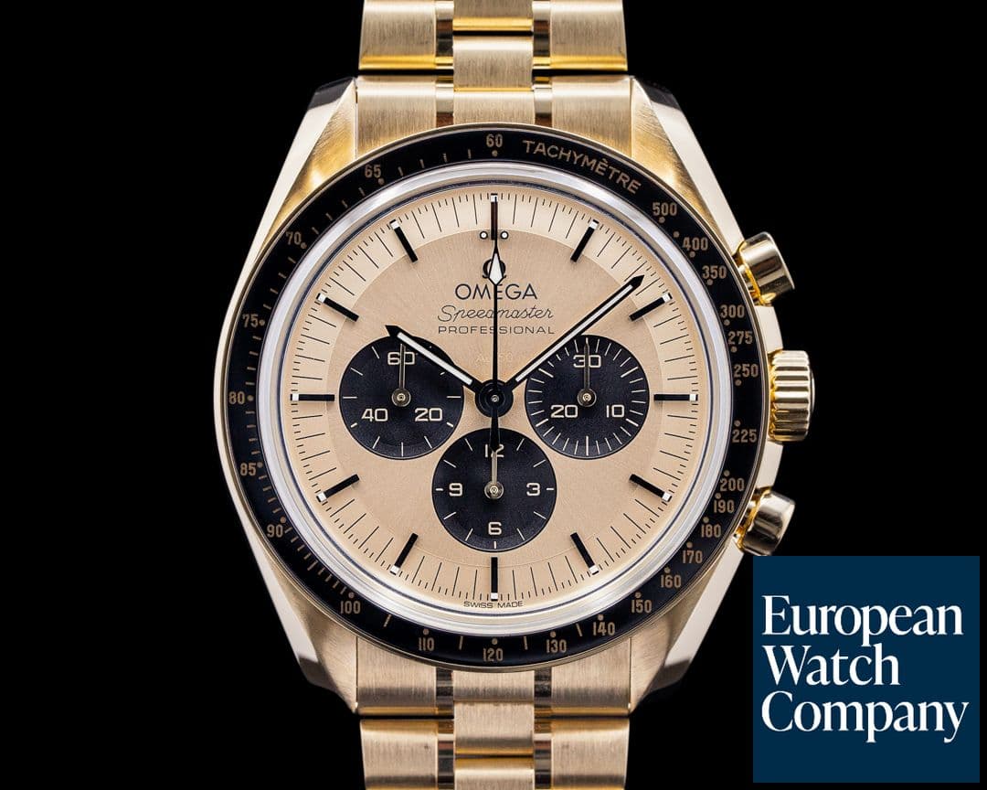 Image of Omega Speedmaster Moonwatch Professional Moonshine Gold UNWORN