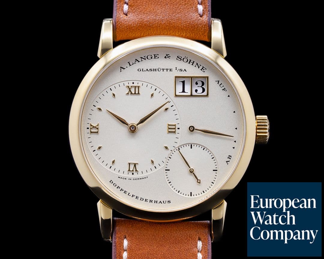 Image of A. Lange and Sohne Little Lange 1 111.021 18k Yellow Gold 36MM RARE 