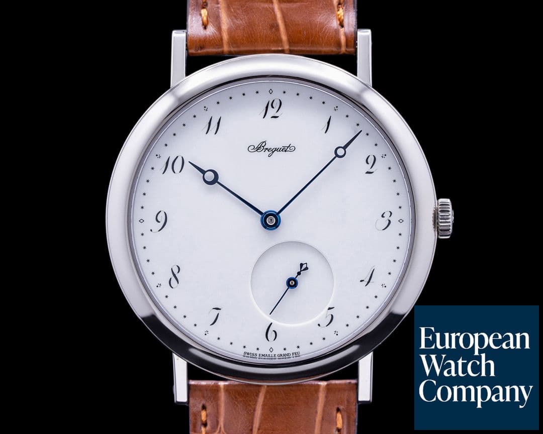 Image of Breguet Classique 5140 18K White Gold Enamel Dial