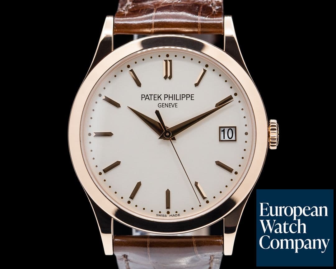 Image of Patek Philippe Calatrava 5296R 18K Rose Gold Silver Dial