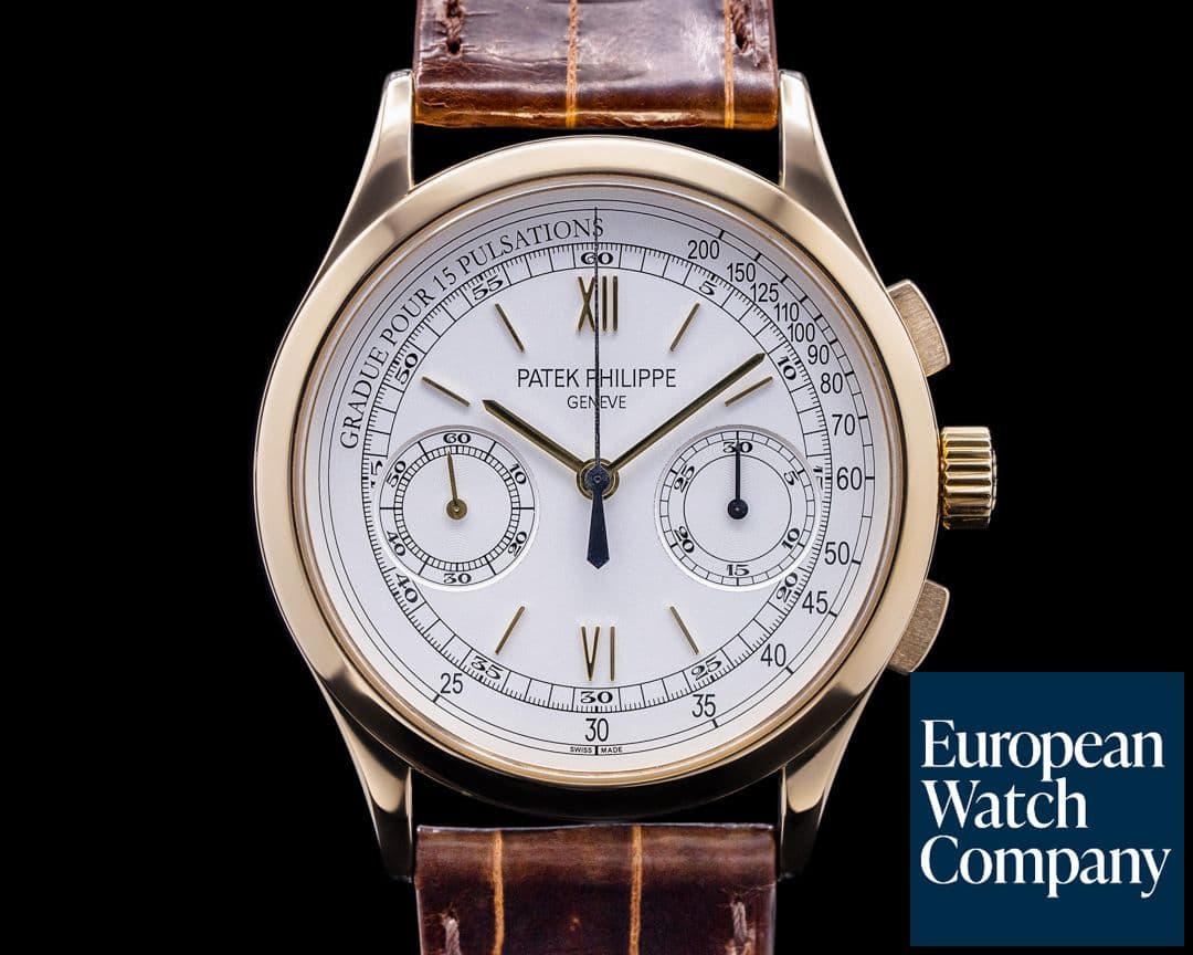 Image of Patek Philippe Chronograph 5170J 18K Yellow Gold Pulsation Dial 