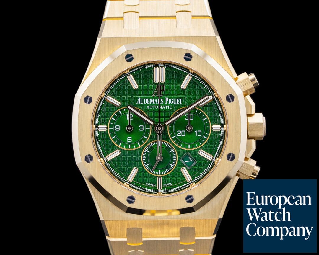 Image of Audemars Piguet Royal Oak 26331BA Chronograph 26331BA Green Dial LIMITED 41MM 