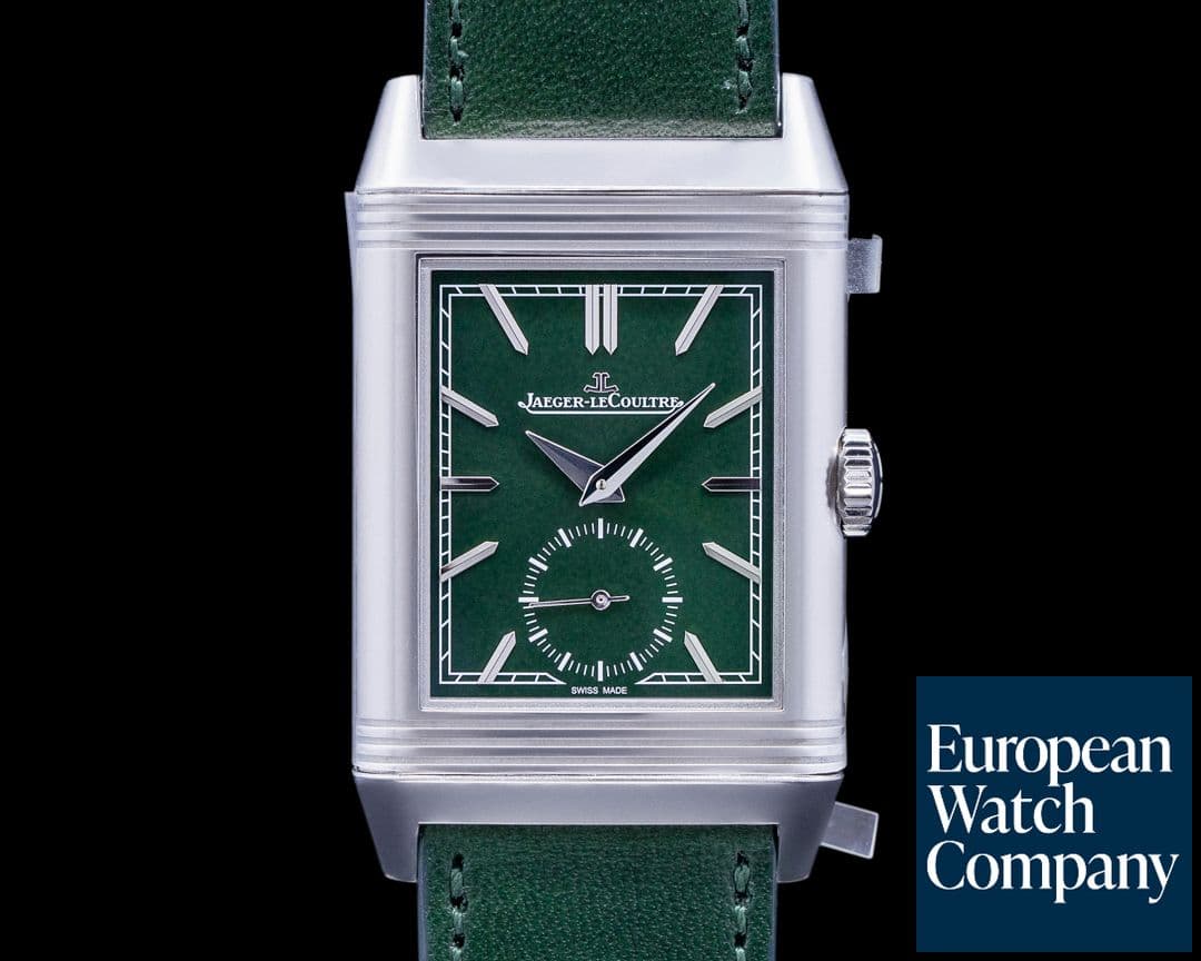 Image of Jaeger LeCoultre Reverso Tribute Small Seconds Green UNWORN STICKERED