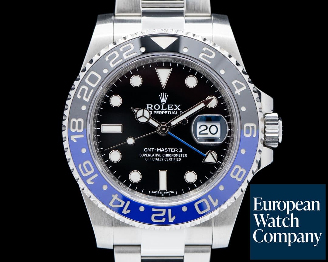 Image of Rolex GMT Master II 116710 Ceramic "Batman" SS