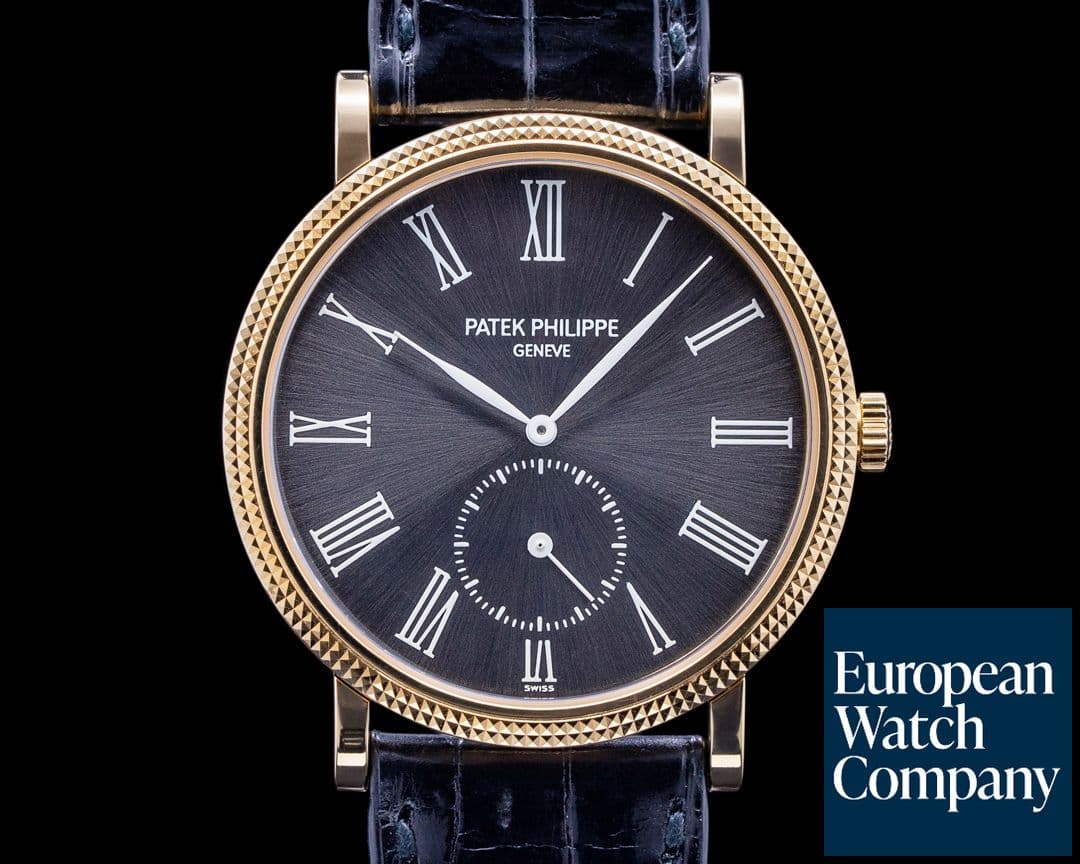 Image of Patek Philippe Calatrava 3919 18K Yellow Gold Rare Grey Dial 