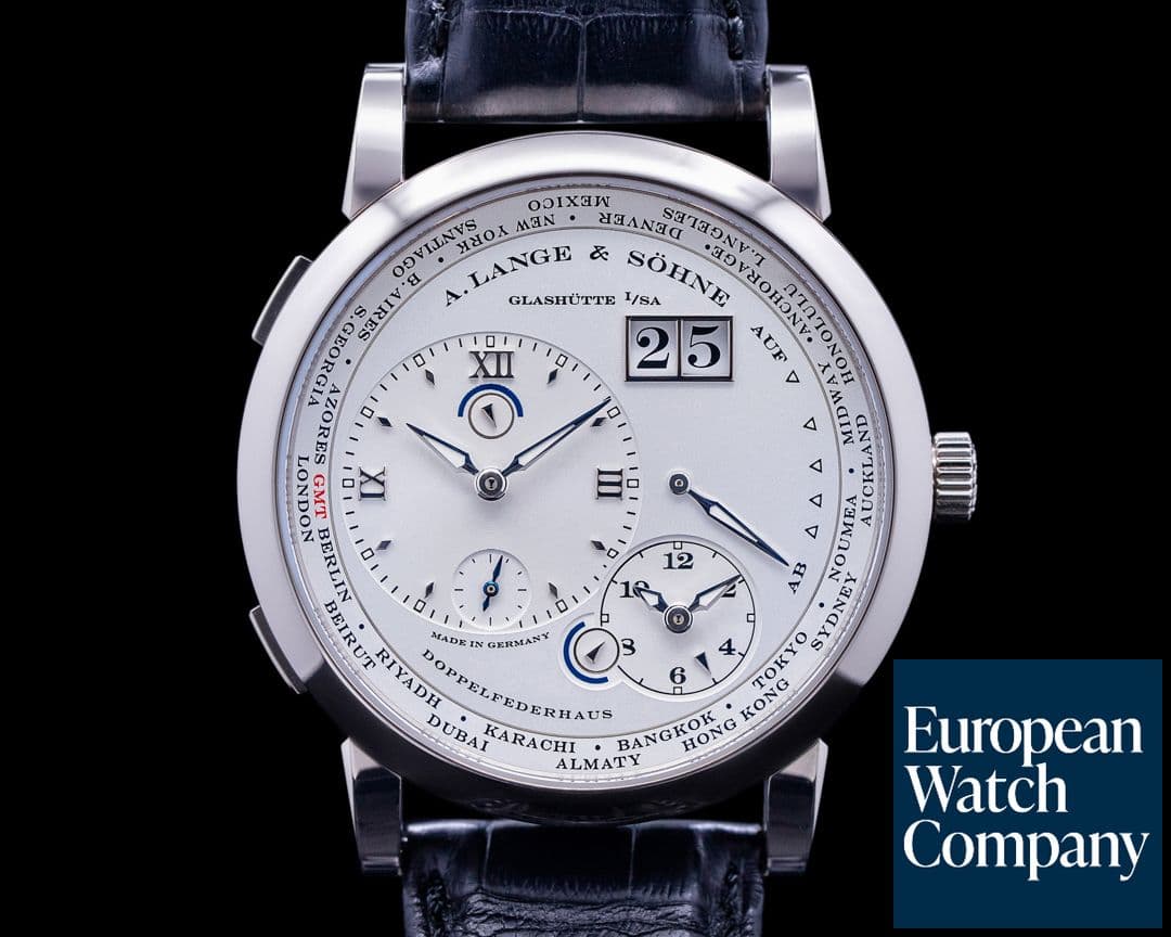 Image of A. Lange and Sohne Lange 1 Time Zone 116.039 18K White Gold