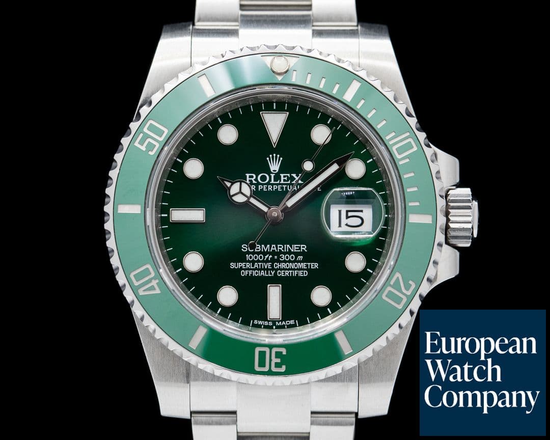 Image of Rolex Submariner "Hulk" Green Ceramic Bezel Green Dial SS 2014