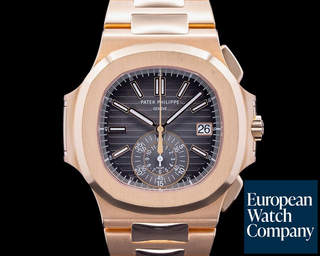 Image of Patek Philippe Nautilus 5980/1R Chronograph 18K Rose Gold
