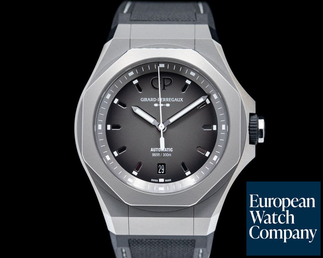 Image of Girard Perregaux Laureato Absolute Ti 230 SS / Rubber LIMITED