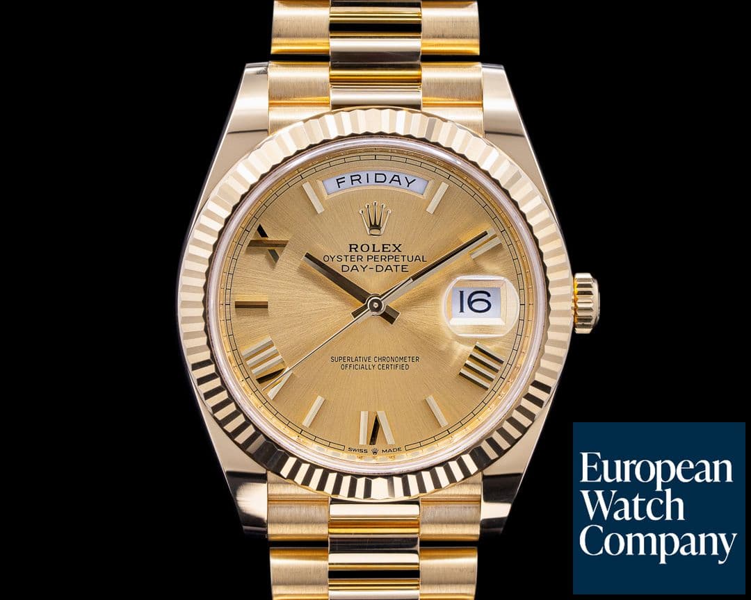 Image of Rolex Day Date 228238 Presidential 40mm Yellow Gold Roman