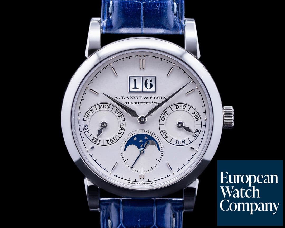 Image of A. Lange and Sohne Saxonia 330.025 Annual Calendar Platinum