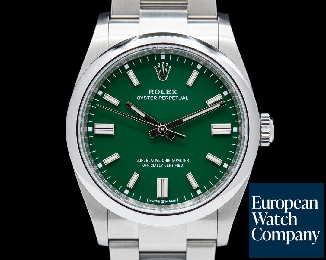 Image of Rolex Oyster Perpetual 126000 36MM SS Green 2022 