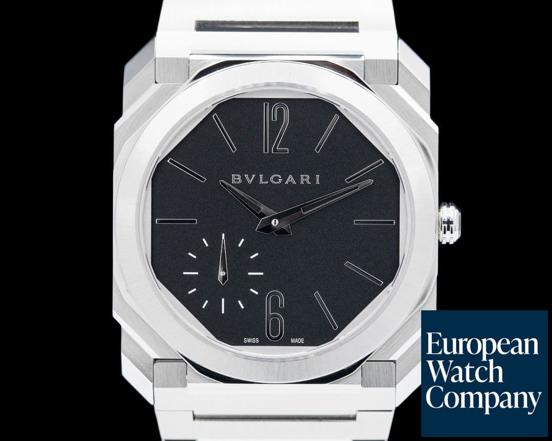 Image of Bulgari Octo Finissimo Extra Thin SS Black Dail 40MM