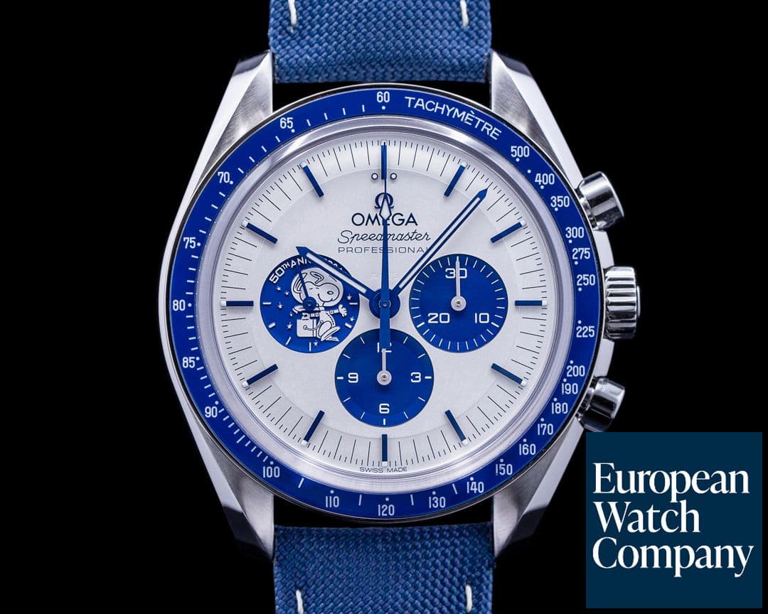 Image of Omega Speedmaster Silver Snoopy Award 50th Anniversary UNWORN
