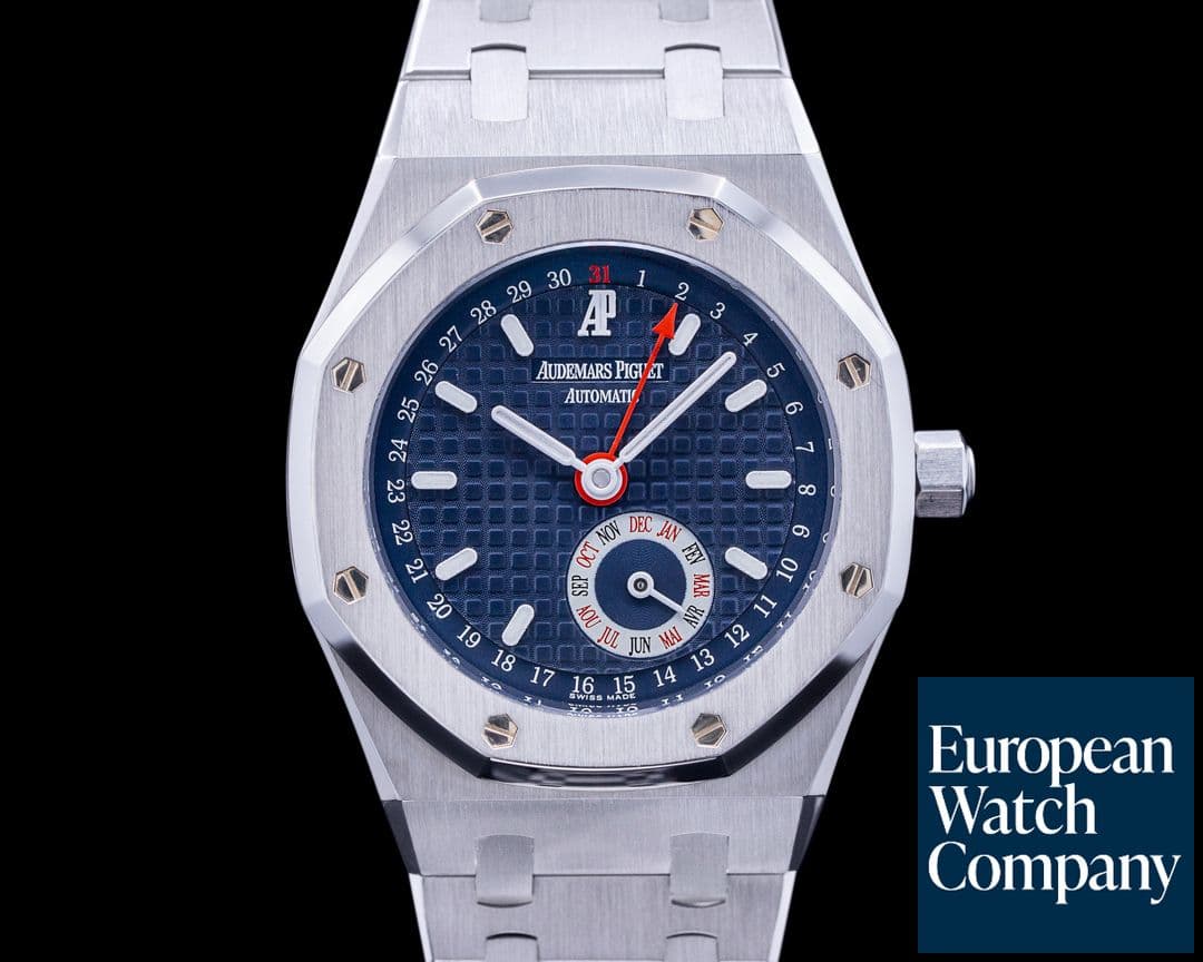Image of Audemars Piguet Royal Oak Annual Calendar SS Blue Dial PAPERS
