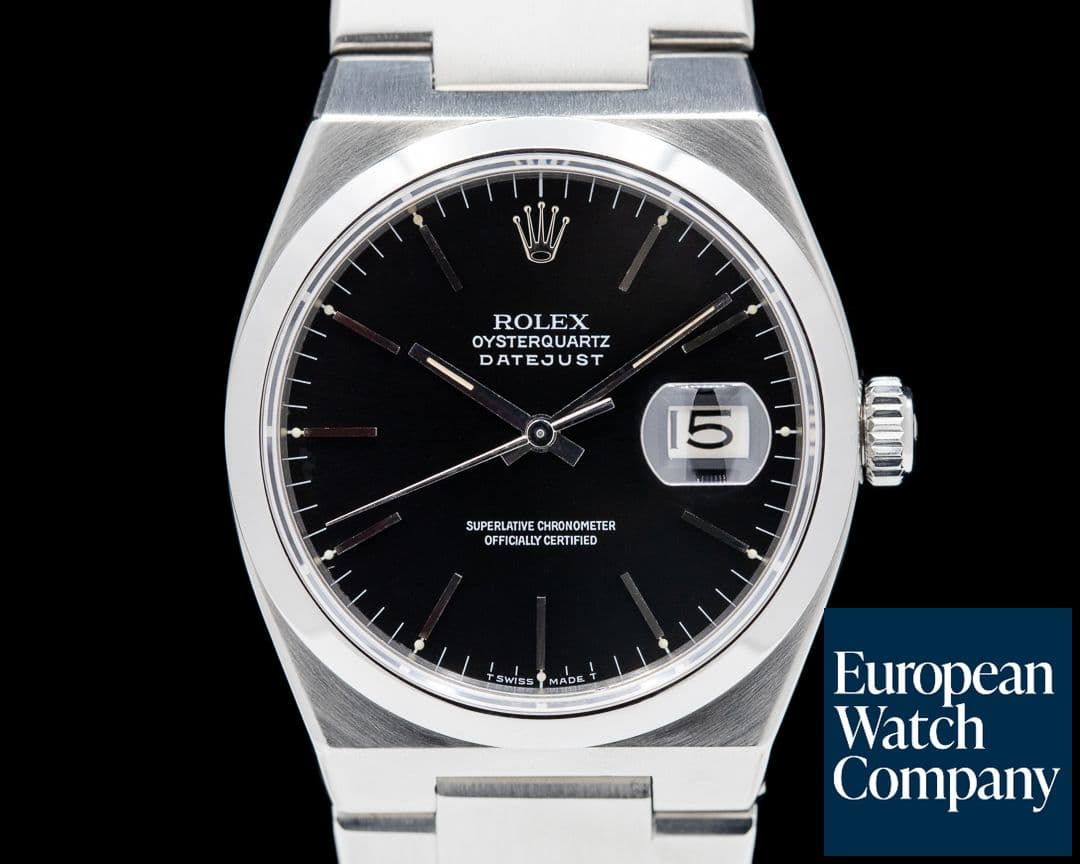 Image of Rolex OysterQuartz Datejust Black Dial