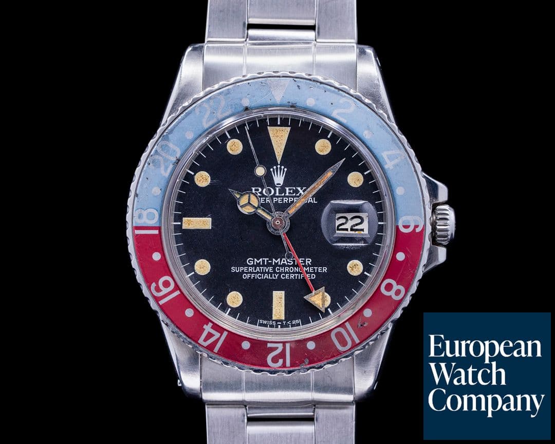 Image of Rolex Vintage GMT Master "Pepsi Bezel" SS Circa 1972