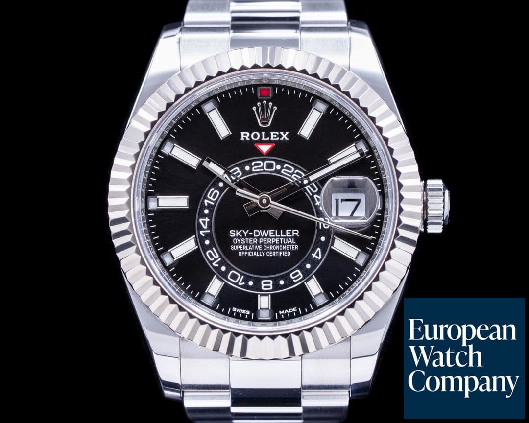 Image of Rolex Sky Dweller 326934 Steel Black Dial 