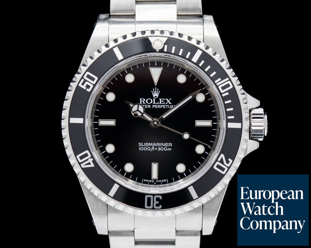 Image of Rolex Submariner 14060 No Date SS 2 line
