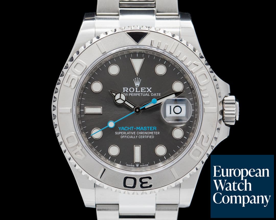 Image of Rolex Yacht Master SS Dark Rhodium Dial / Platinum Bezel 2021