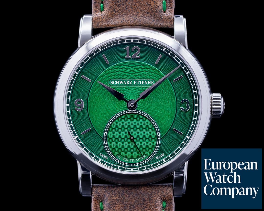 Image of Schwarz Etienne Roma Synergy by Kari Voutilainen SS / "Evergreen" Dial LIMITED