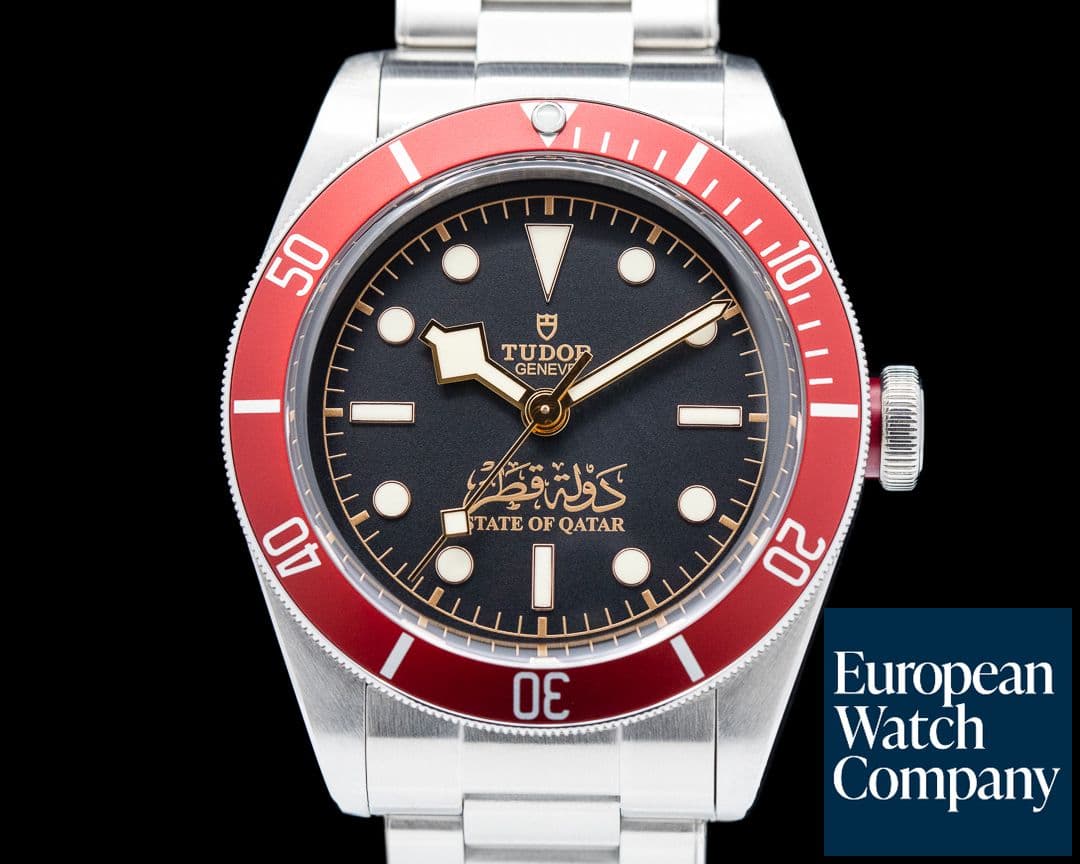 Image of Tudor Tudor Heritage "QATAR" Bay Red SS / Bracelet 