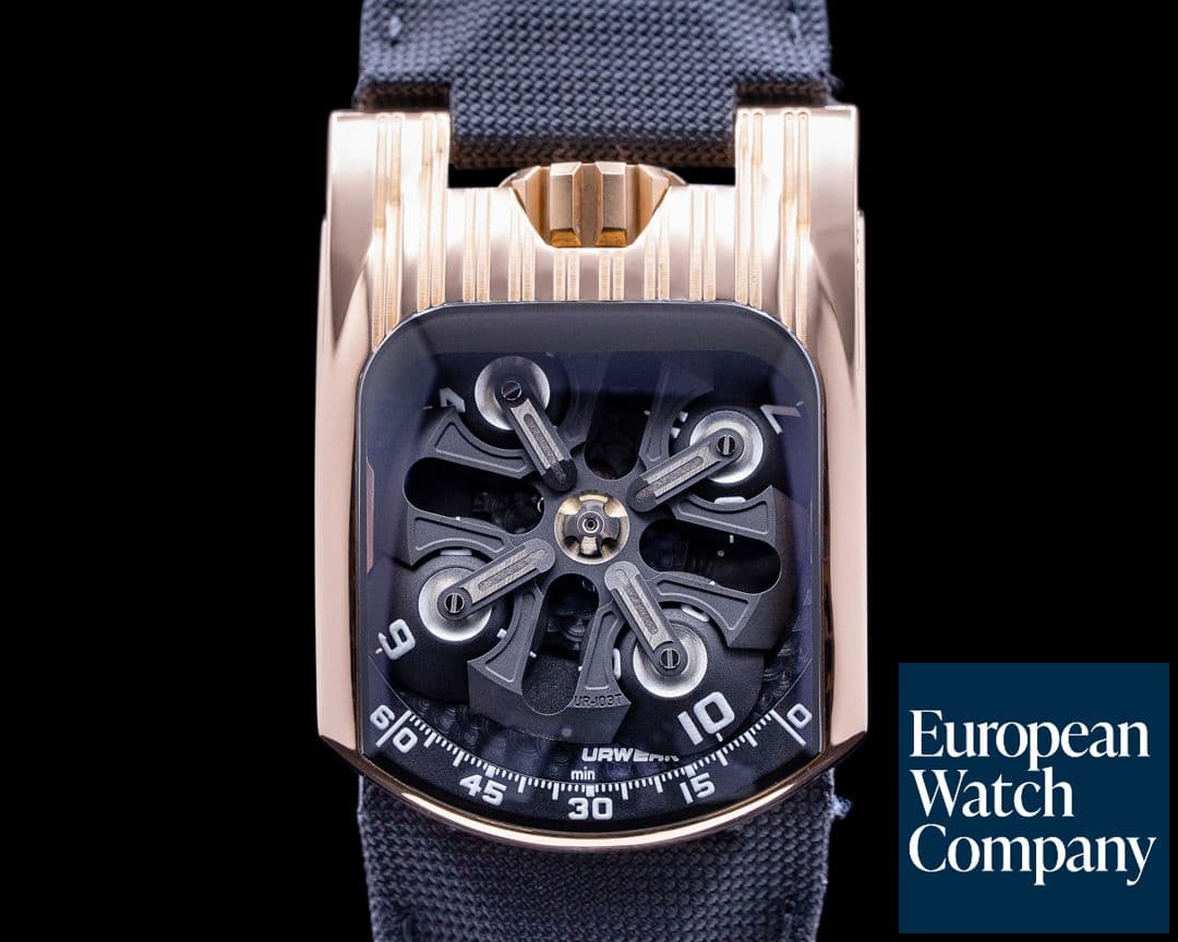 Image of URWERK 103T Tarantula Manual Wind 18k Rose Gold 
