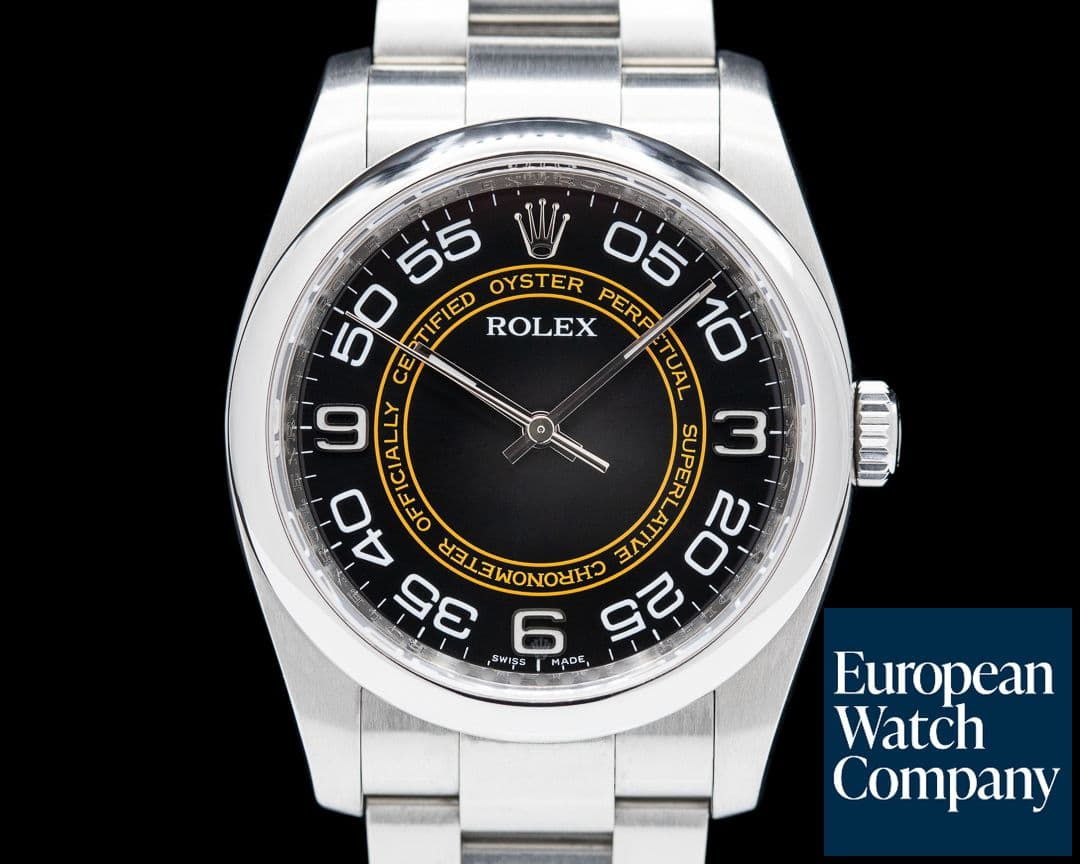 Image of Rolex Oyster Perpetual SS Black & Orange Dial