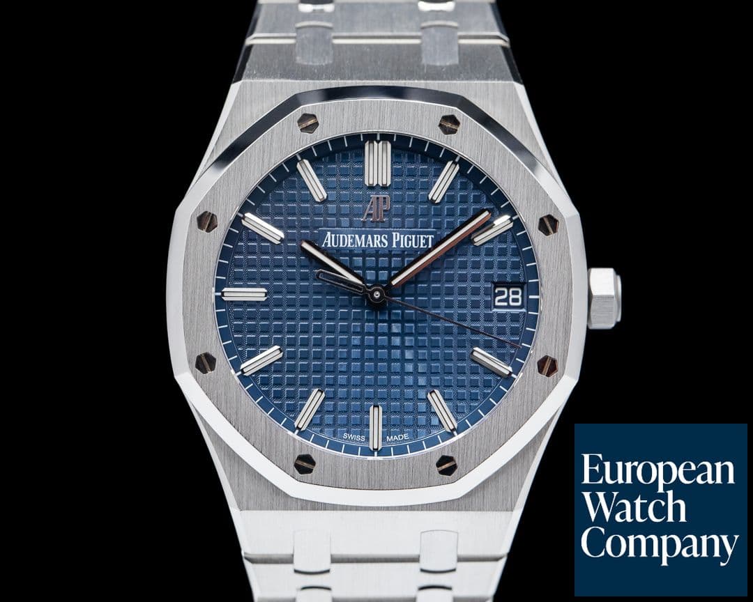 Image of Audemars Piguet Royal Oak Blue Dial 15500ST
