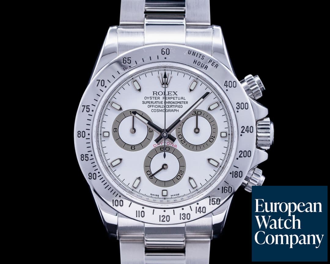 Image of Rolex Daytona 116520 White Dial SS FULL SET