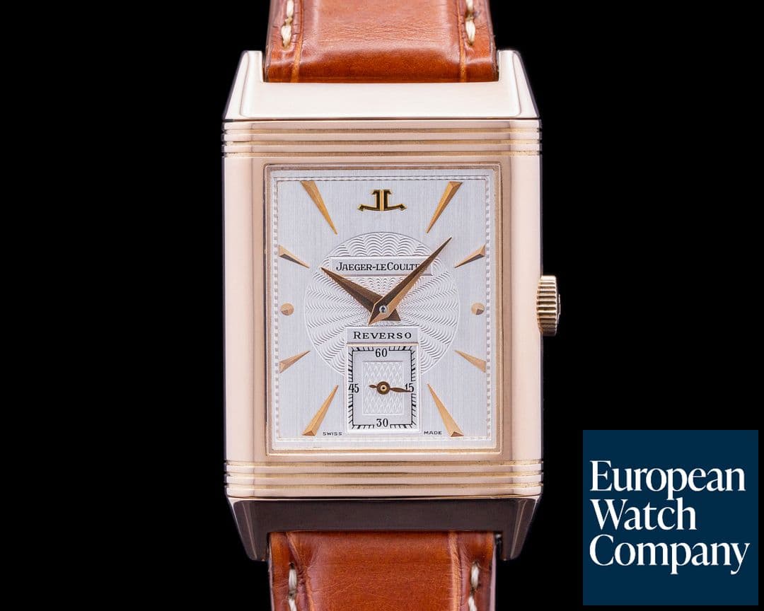 Image of Jaeger LeCoultre Reverso Art Deco 18K Rose Gold / Tang Buckle